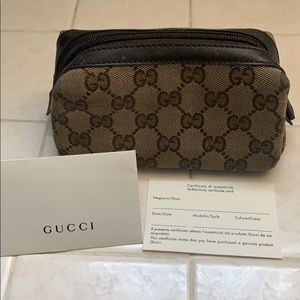 Gucci make up bag small